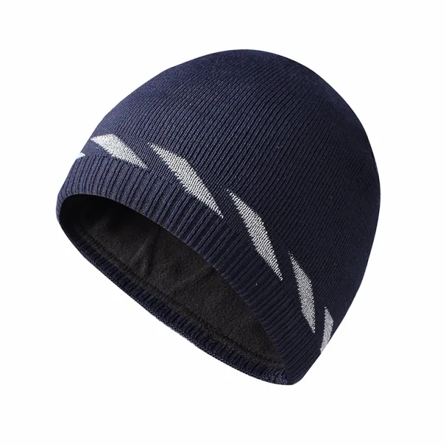 Reflective silk knitted hat Blue - Shop at LoveMi