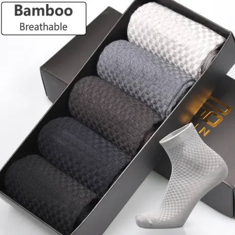 Socks Men's New Bamboo Fiber