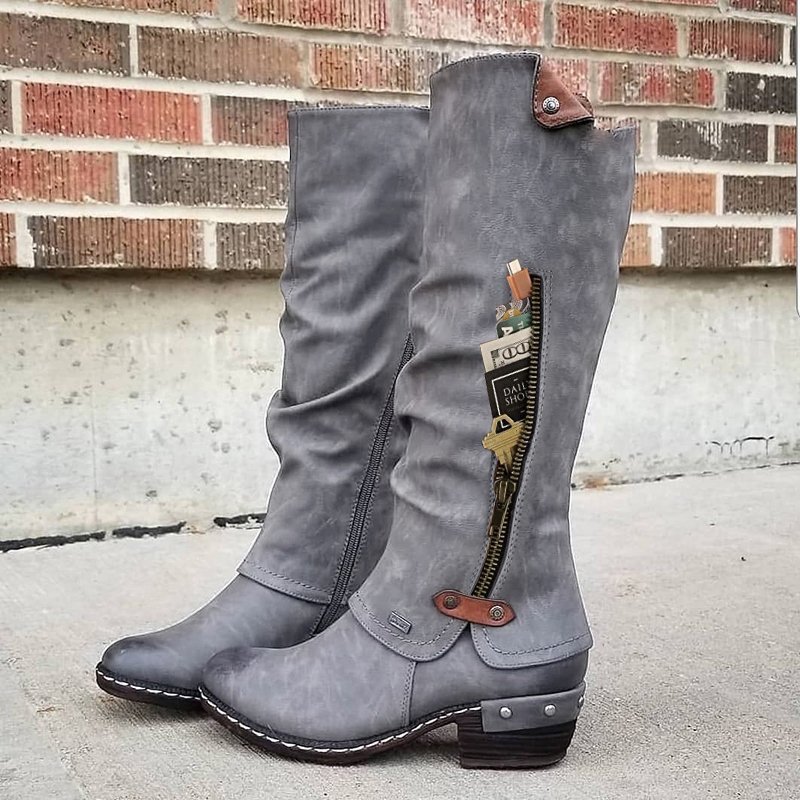 Low heel versatile Martin boots