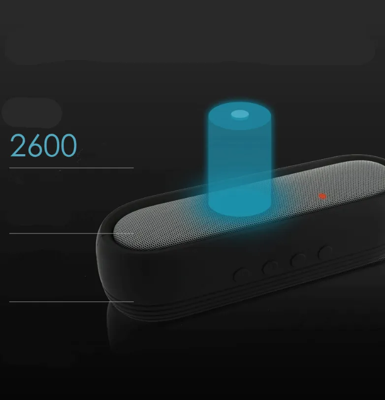 Wireless Bluetooth Speaker Dual Speaker Outdoor Universal Waterproof Portable Household Heavy Low Speaker – image 8
