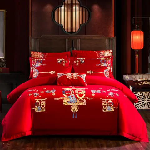 Embroidered Cotton Bedding