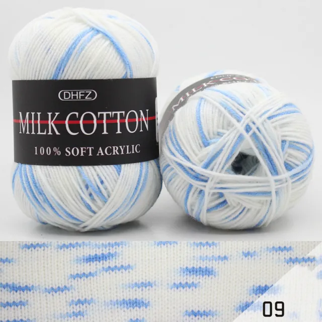 Three Section Dyed Multi color Jacquard Score Lines With Medium Thick Lines White Blue - Shop at LoveMi