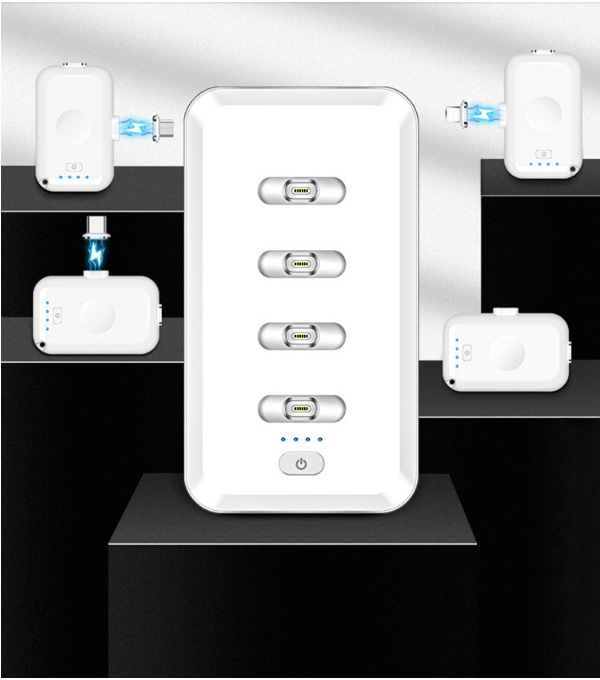 Magnetic charging treasure mini capsule mobile power - Image 5