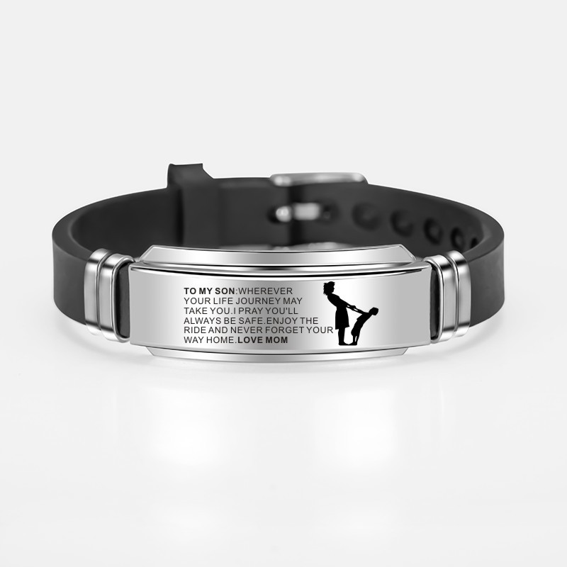 New family warm silicone bracelet