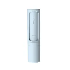 Rotating Cylinder Sticker Roller Electrostatic Brush Hair Removal Artifact Pet Hair Removal Brush Clothes Sticky Brush Hair Remover - Blue - View 1