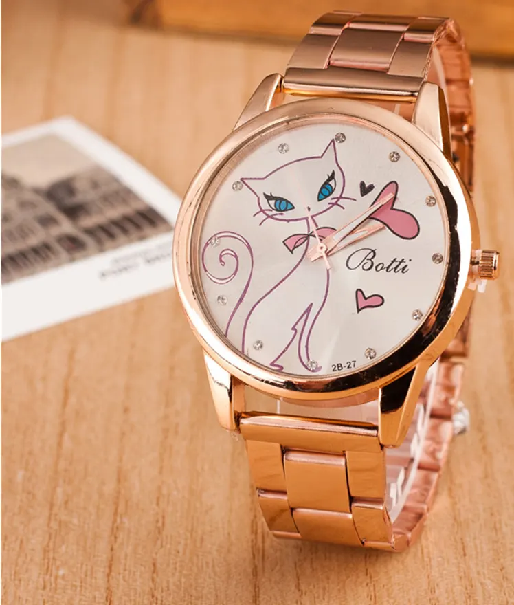 Explosion Models Men and Women Fashion White Cat Alloy