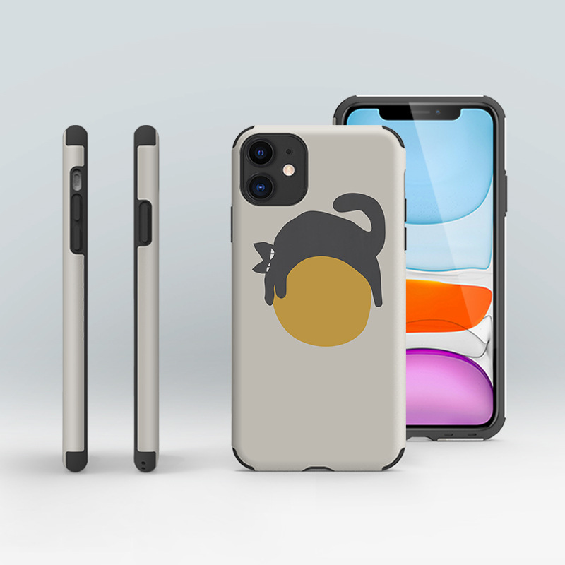 Compatible with Apple, Hand painted kitten art suitable for iPhone 12