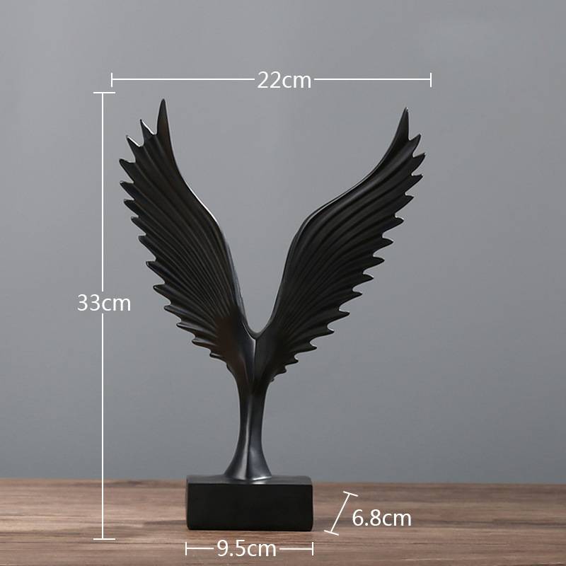 Winged Resin Sculptures