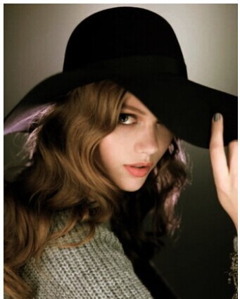 Faux woolen wool hat