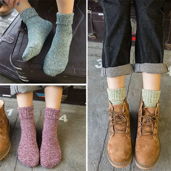 Rabbit wool socks B 5Pcs - Shop at LoveMi