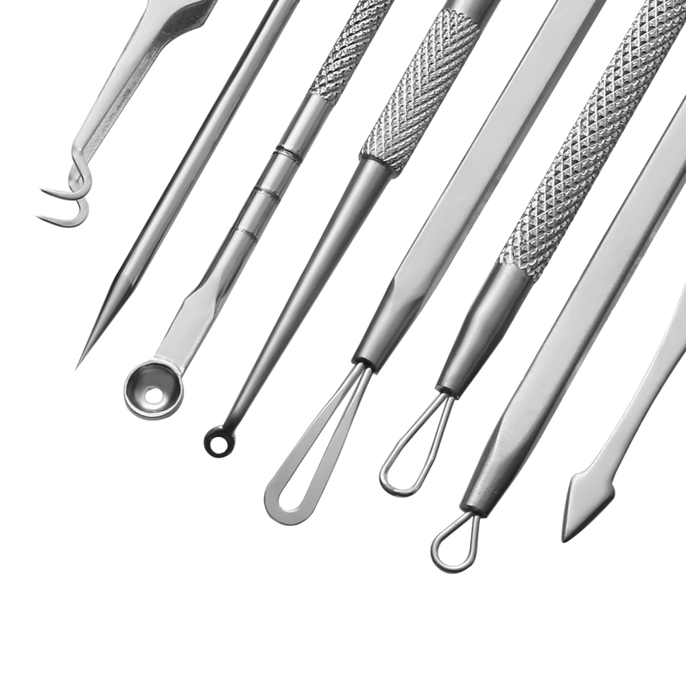 Stainless steel acne needle 8-piece set