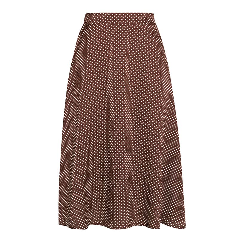 Big skirt with wave dot waist