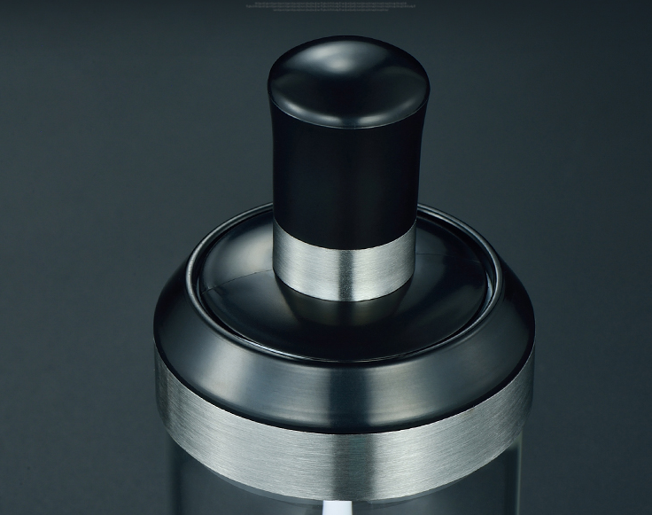 Glass bottle silicone brush