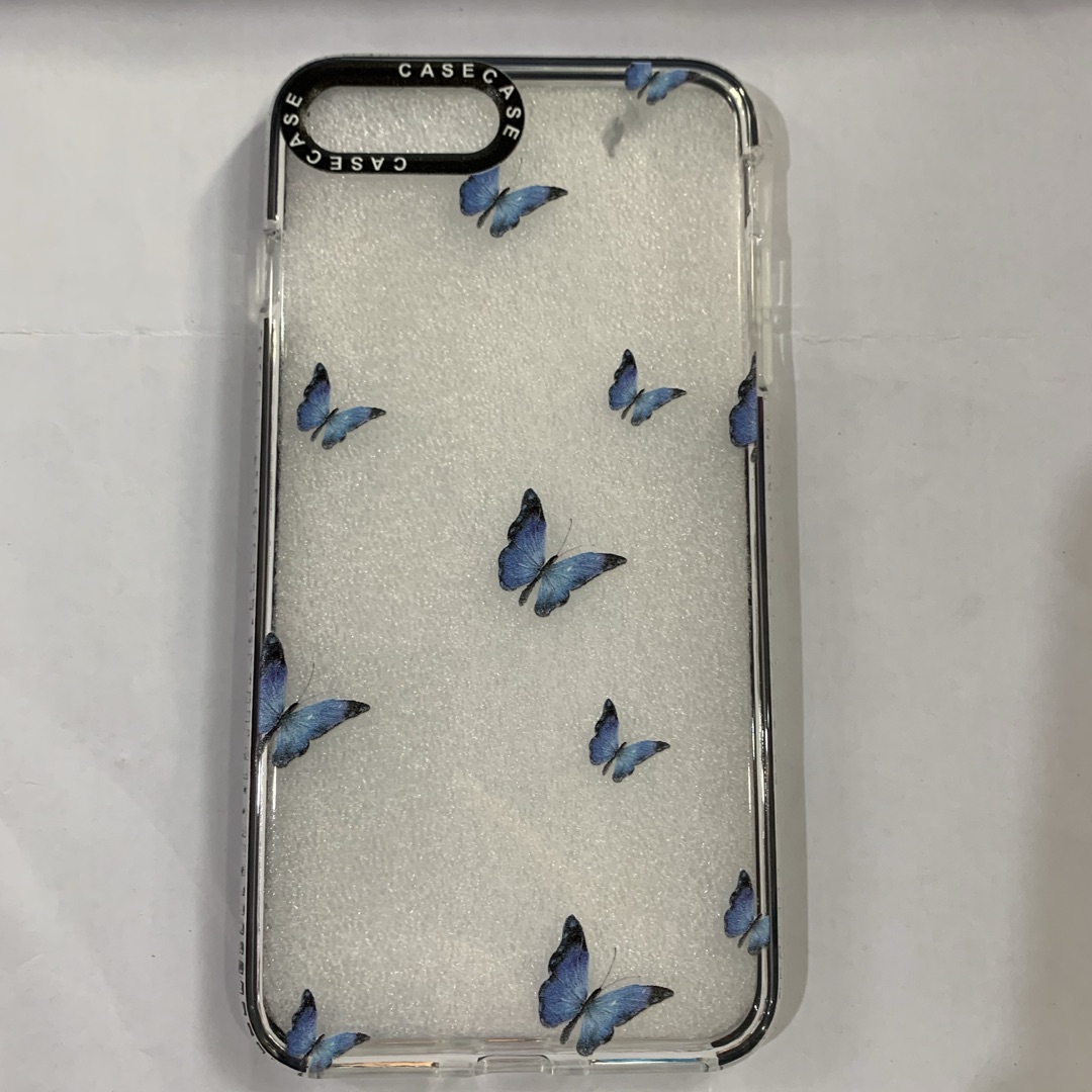 Compatible With Blue Butterfly Transparent Phone Case - Image 2