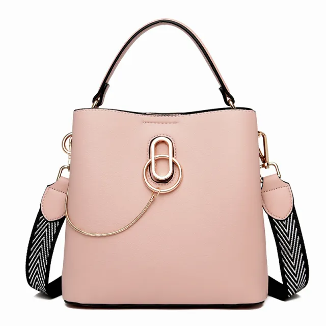 Multifunctional soft leather diagonal bag Pink - Shop at LoveMi