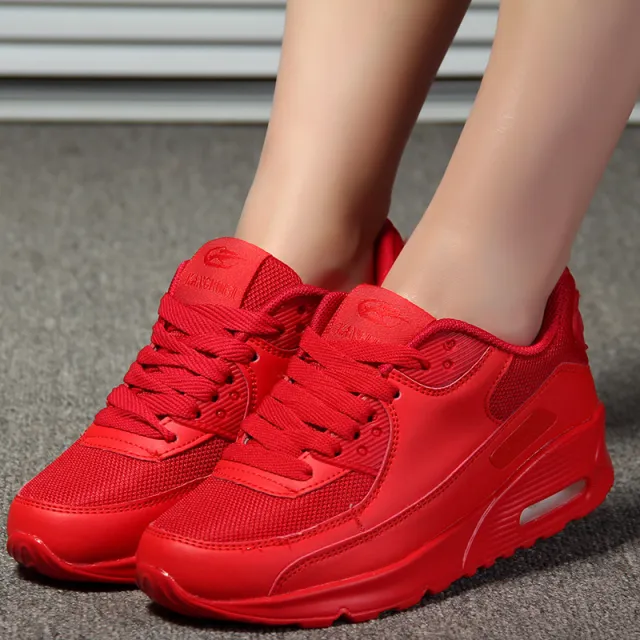 Korean style cushioned casual shoes Red - Shop at LoveMi