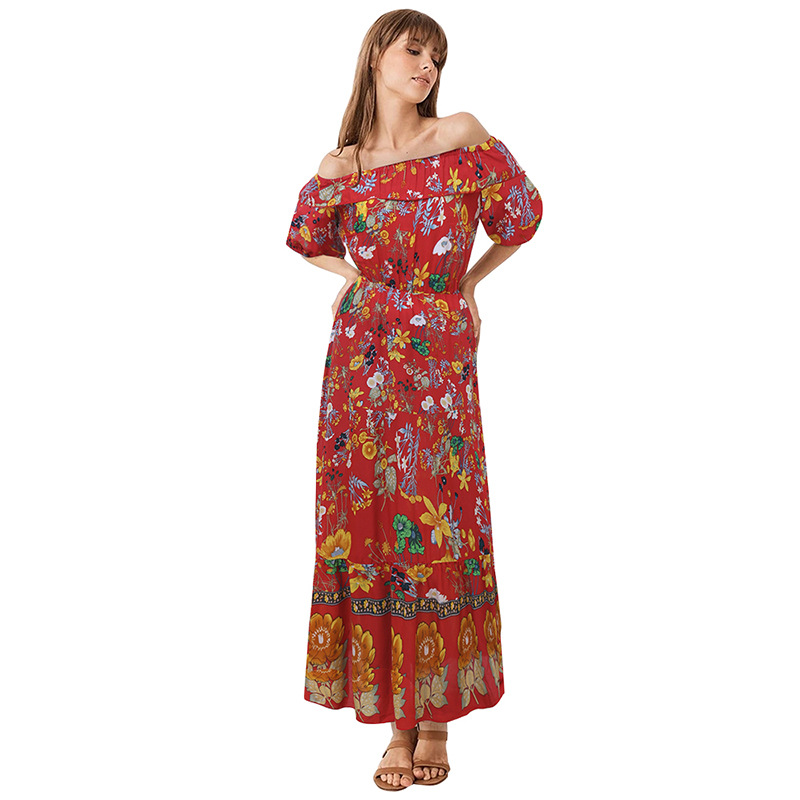Bohemian print dress