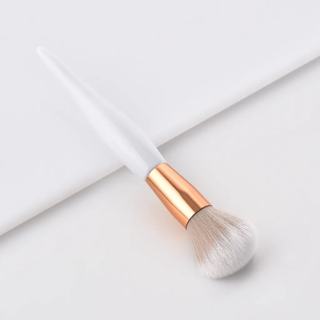 Single / 11 makeup brushes - A 6 White