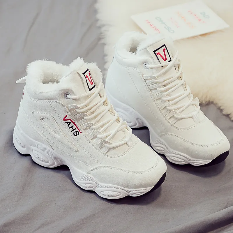 High-top sneakers - White