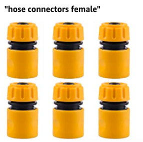 Hose Connectors — 6-pack, quick release
