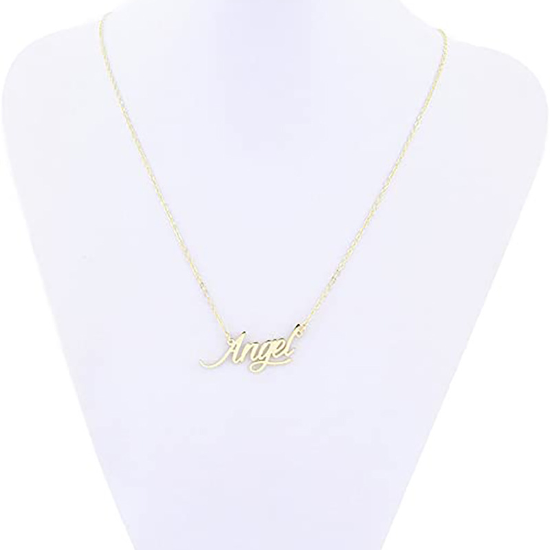 New product accessories English alphabet necklace