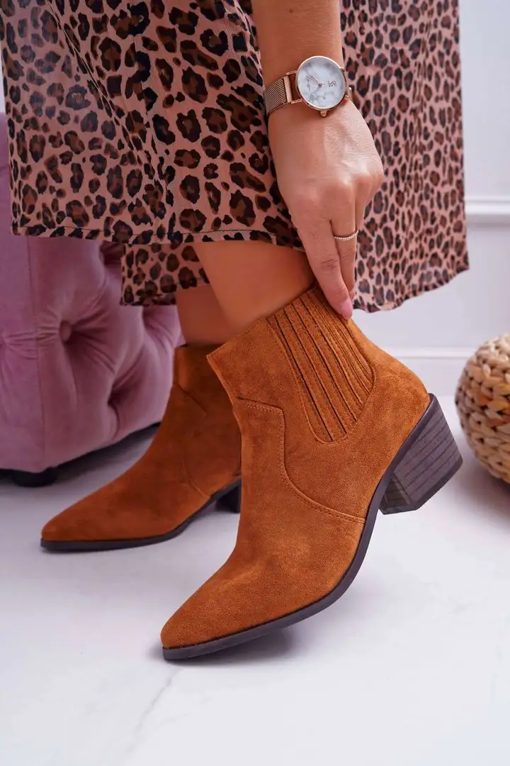 Chunky Heel Martin Boots