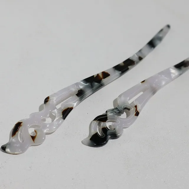 Japanese and Korean antique Acrylic Acrylic White Leopard - Shop at LoveMi
