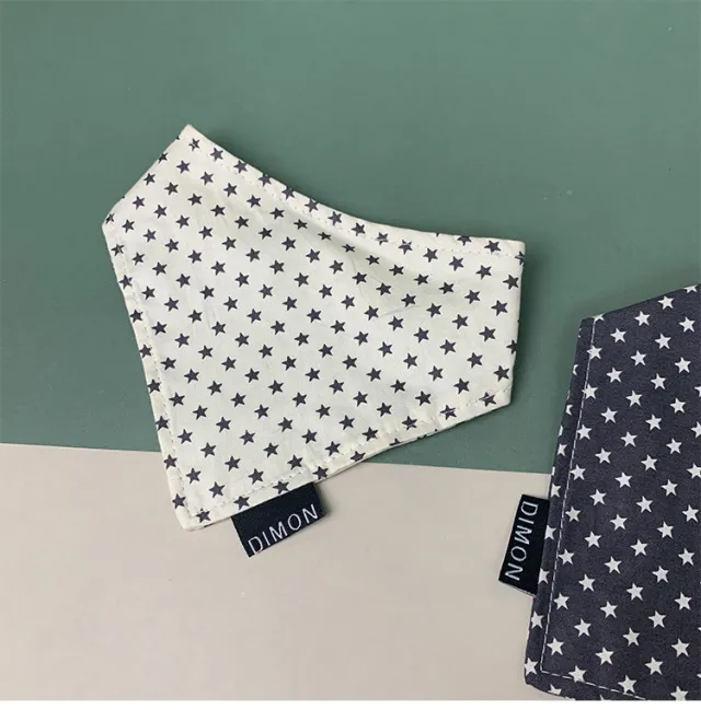 Pet triangle saliva towel White - Shop at LoveMi