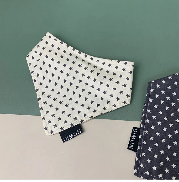 Pet triangle saliva towel - White