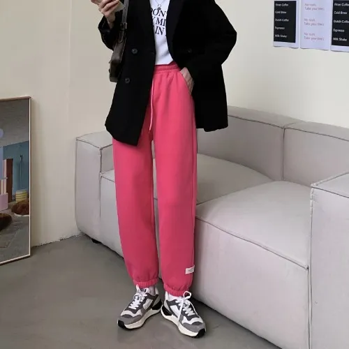 Straight leg harem pants Pink - Shop at LoveMi
