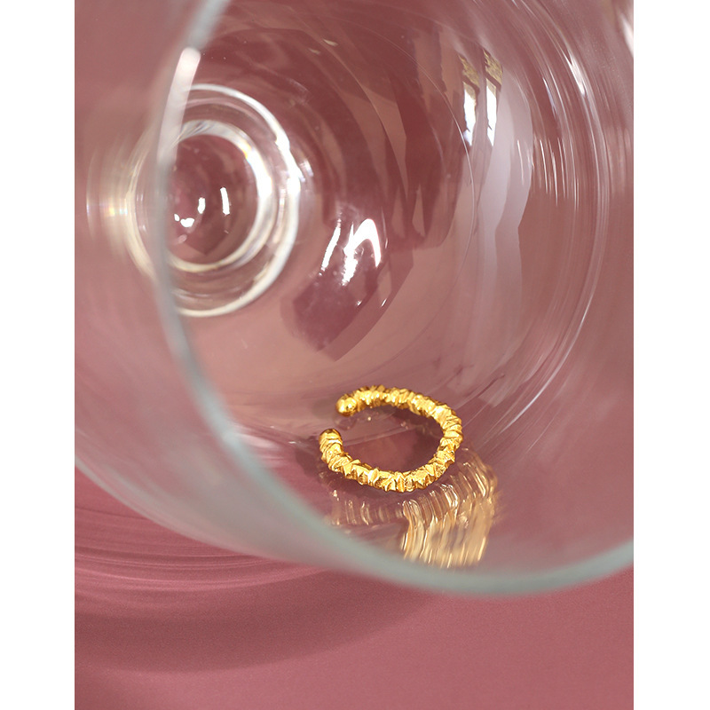 Handmade thread female ear clip ear buckle