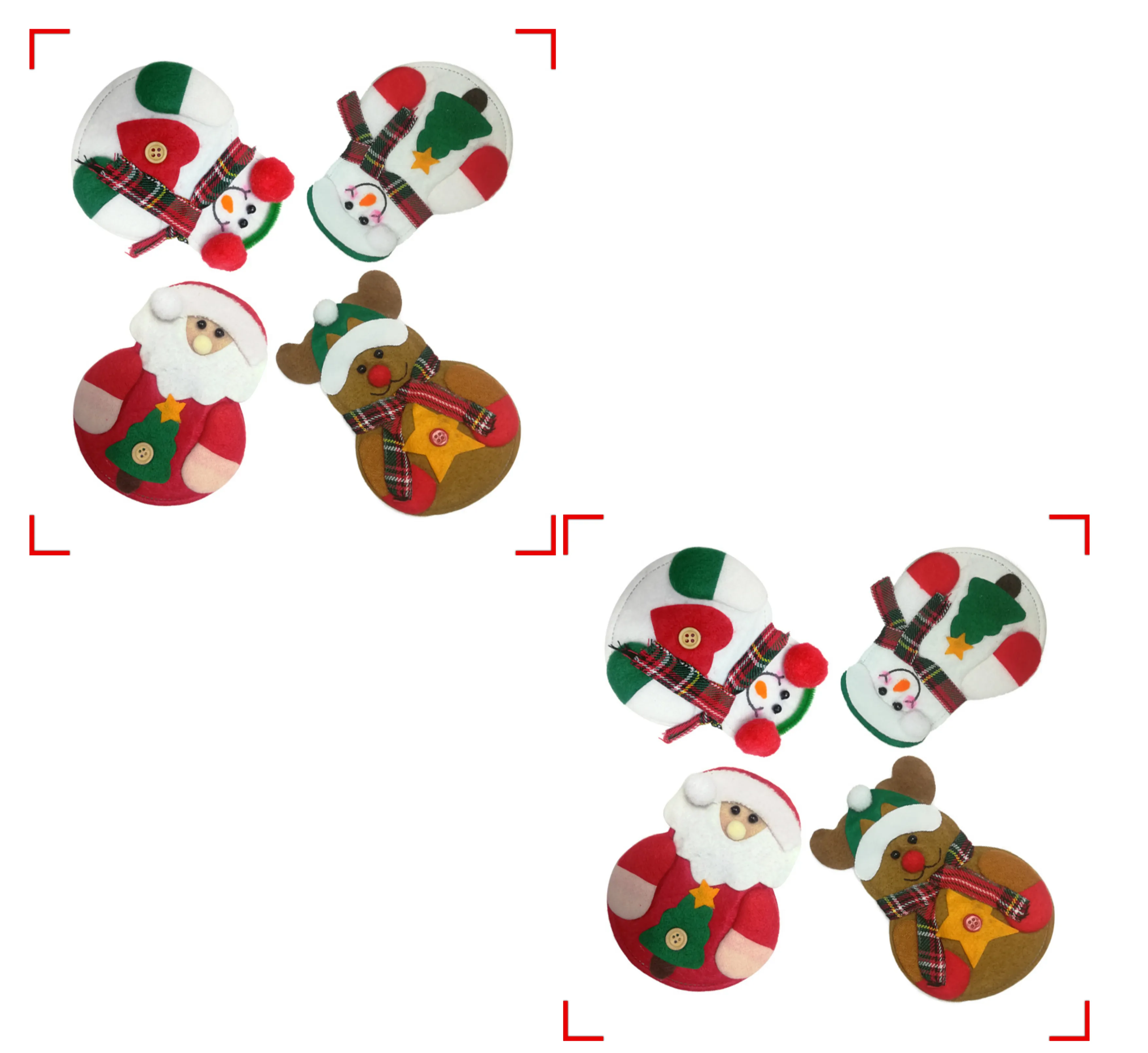 Christmas decorations, Christmas decorations, dining table, Christmas cutlery, Christmas Little Snowman and knives and forks – image 2