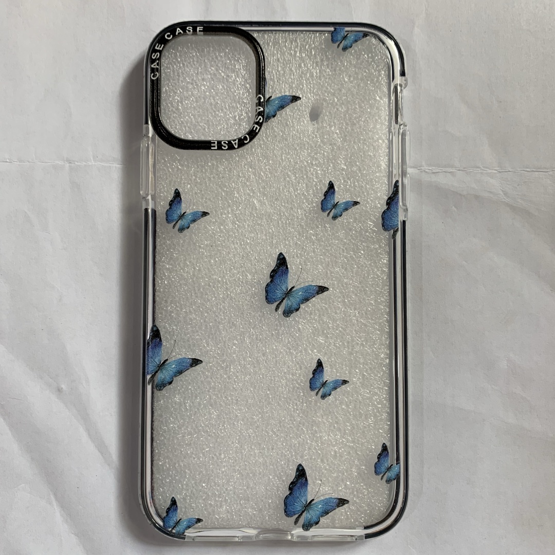 Compatible With Blue Butterfly Transparent Phone Case - Image 6