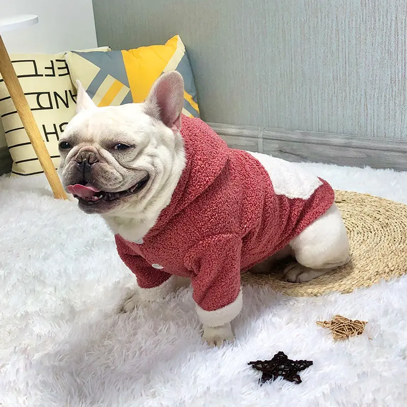 Plush Thick Warm Pet Dog Clothes