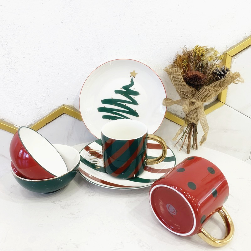 Nordic Steak Western Food Plate Christmas Plate