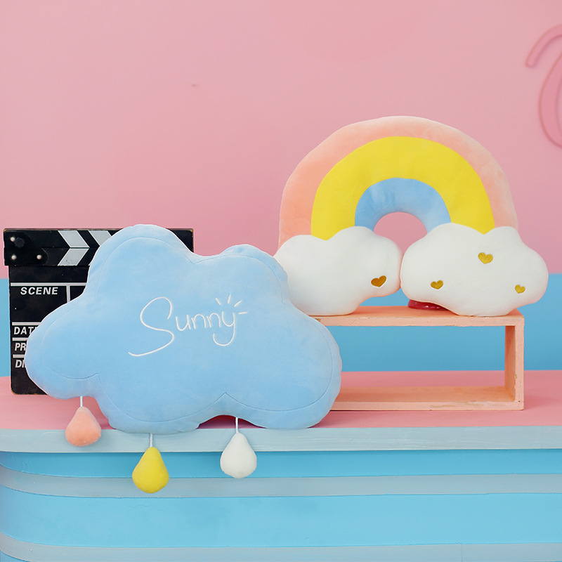 Moon cloud pink sleeping pillow