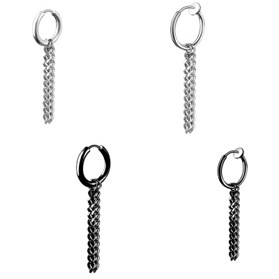 Double chain earrings