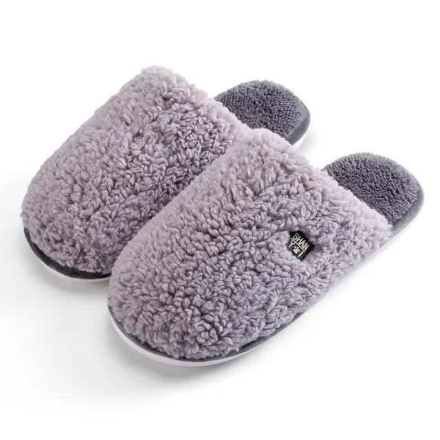 Cotton slippers for indoor moonwood floor Grey - Shop at LoveMi