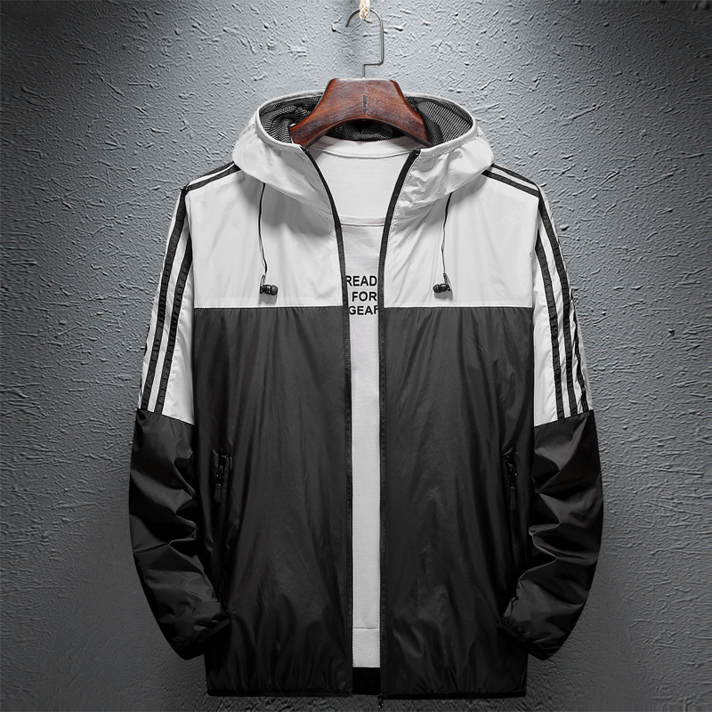 Men's hooded sports jacket