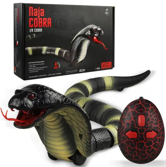 Novelty Remote Control Snake Rattlesnake Animal Trick Terrifying Mischief