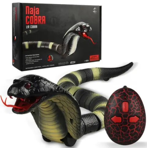 Novelty Remote Control Snake Rattlesnake Animal Trick Terrifying Mischief