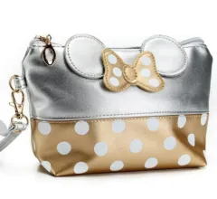 Korean version of the cosmetic bag can be soft sister storage student portable clutch bag - Silver - View 1