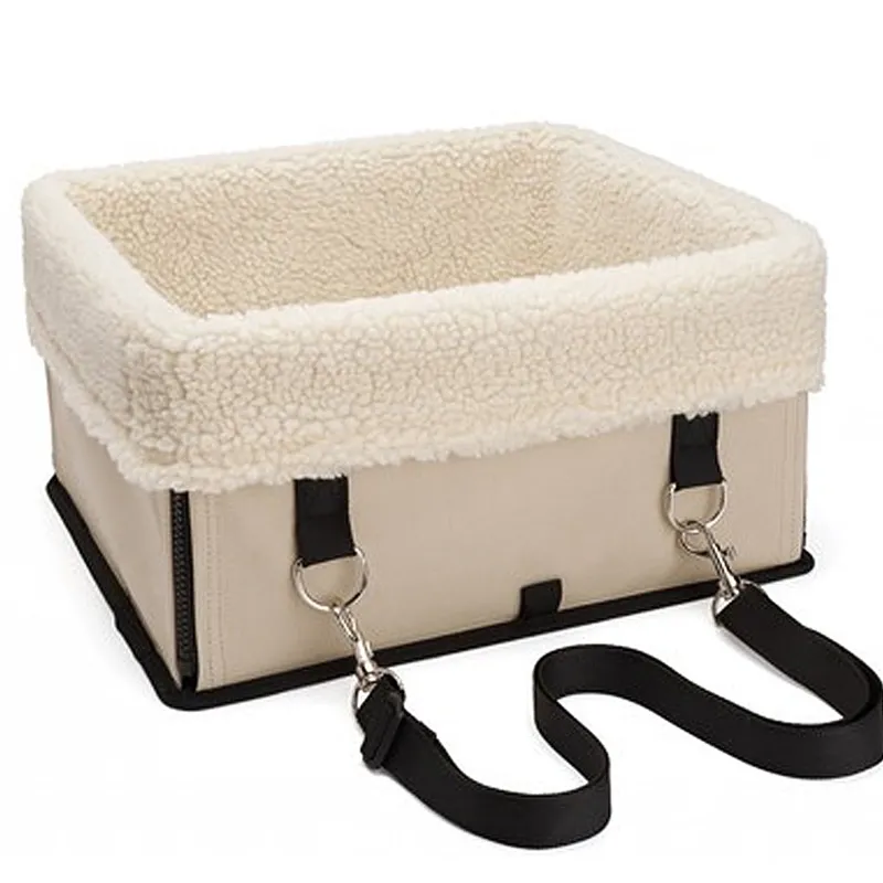 Double layer thickened waterproof dog pad for car - Beige