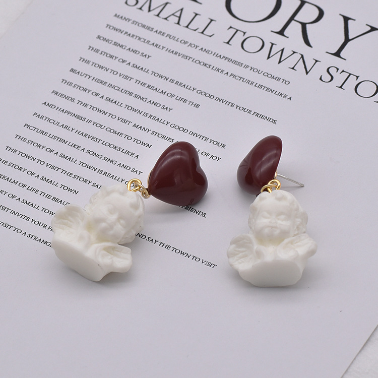 Cupid little angel earrings