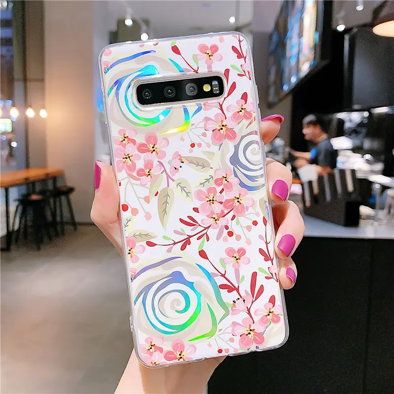 Laser Canna Leaf Mobile Phone Case