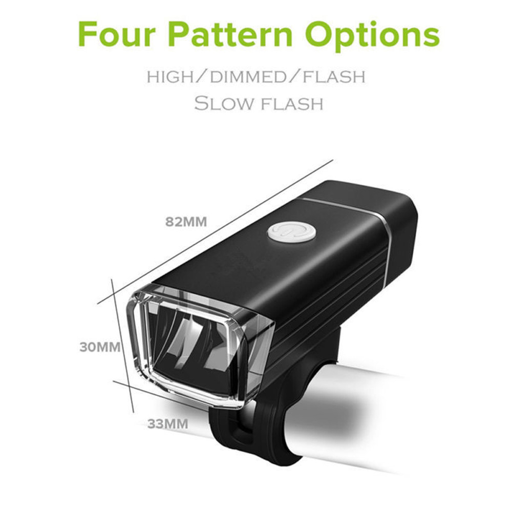 Bicycle front light USB rechargeable bicycle light aluminum alloy - Image 2