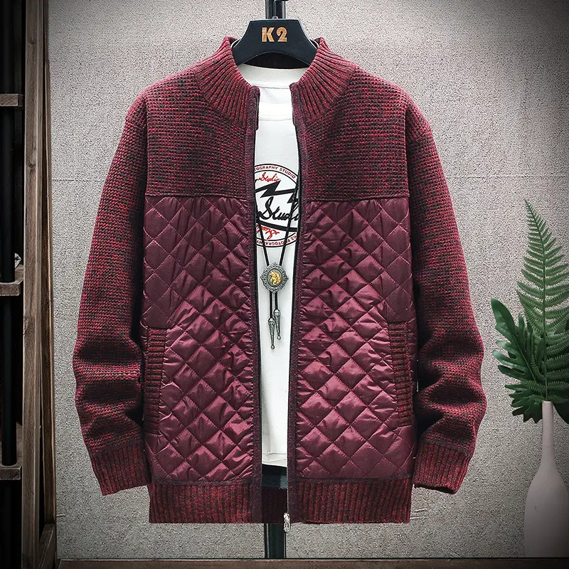 Plush and Thick Stitched Sweater Jacket