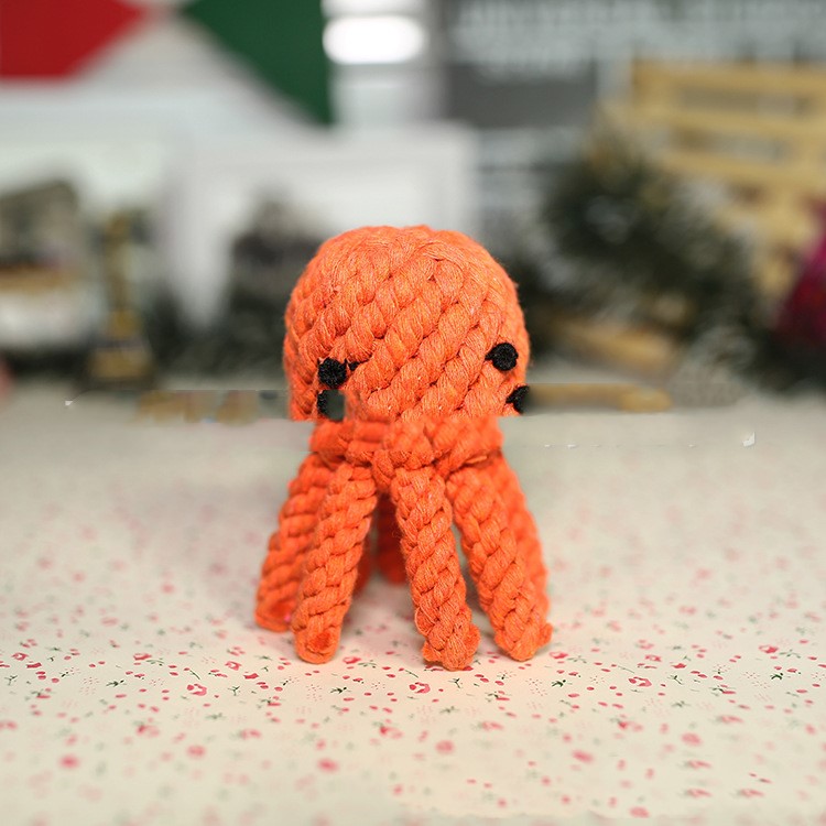 Orange octopus