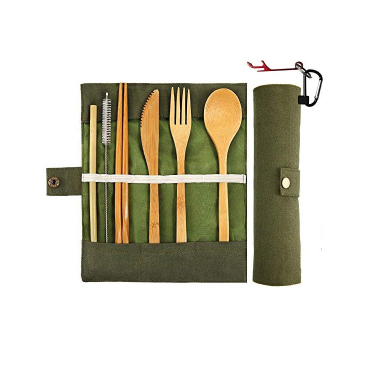 Portable storage cutlery set