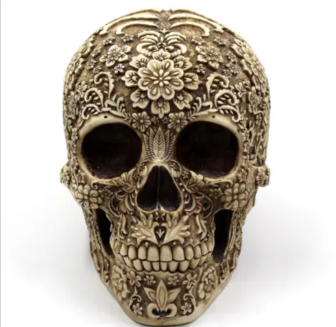 Resin Ornaments Halloween Spoof Props Horror Retro Face